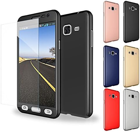 For Galaxy S7 Edge Case, 360° Protection Thin Case Cover for Samsung Galaxy S7 Edge Black