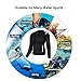 CtriLady Wetsuit Top, Women’s Wetsuit Long Sleeve Jacket, Neoprene 2mm Wetsuits with 2 Zipper Pockets for Swimming Diving Surfing and Boating
