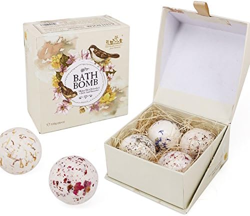 Nynoi bath bombs with rings inside for women Organic SPA Bath Soap 4 pcs 1 set Rose/Lavender/Cherry Bath SPA Bomb Body wash Scrub skin face Whitening Moisture Bath Fizzer Soap bath