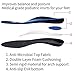 Orthotic Insoles for Flat Feet , Arch Support Shoe Inserts for Foot Pain, Heel Pain, Plantar Fasciitis and Over-pronation Relief for Men and Women