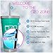 The Tumbler by OZO – Premium Stainless Steel Vacuum Insulated Travel Mug, Hot or Cold Drinks with Straw and Brush, 16oz capacity, in Matte Teal Green