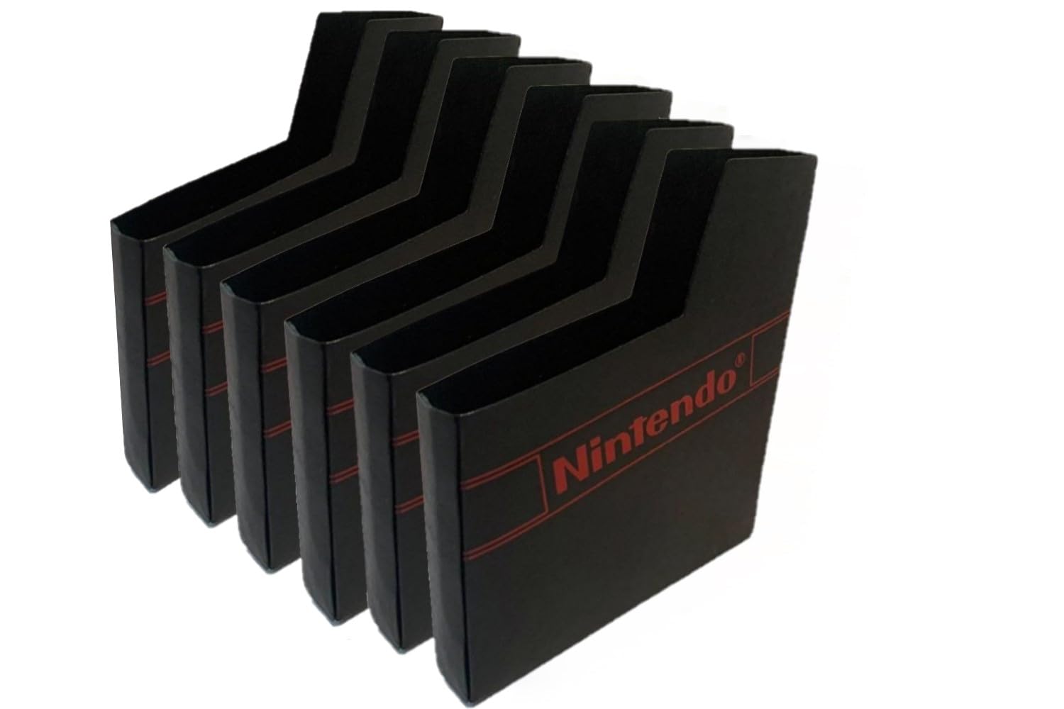Nintendo NES Game Cartridge Dust Cover/sleeve 6-pack - Original, Logo Type Varies