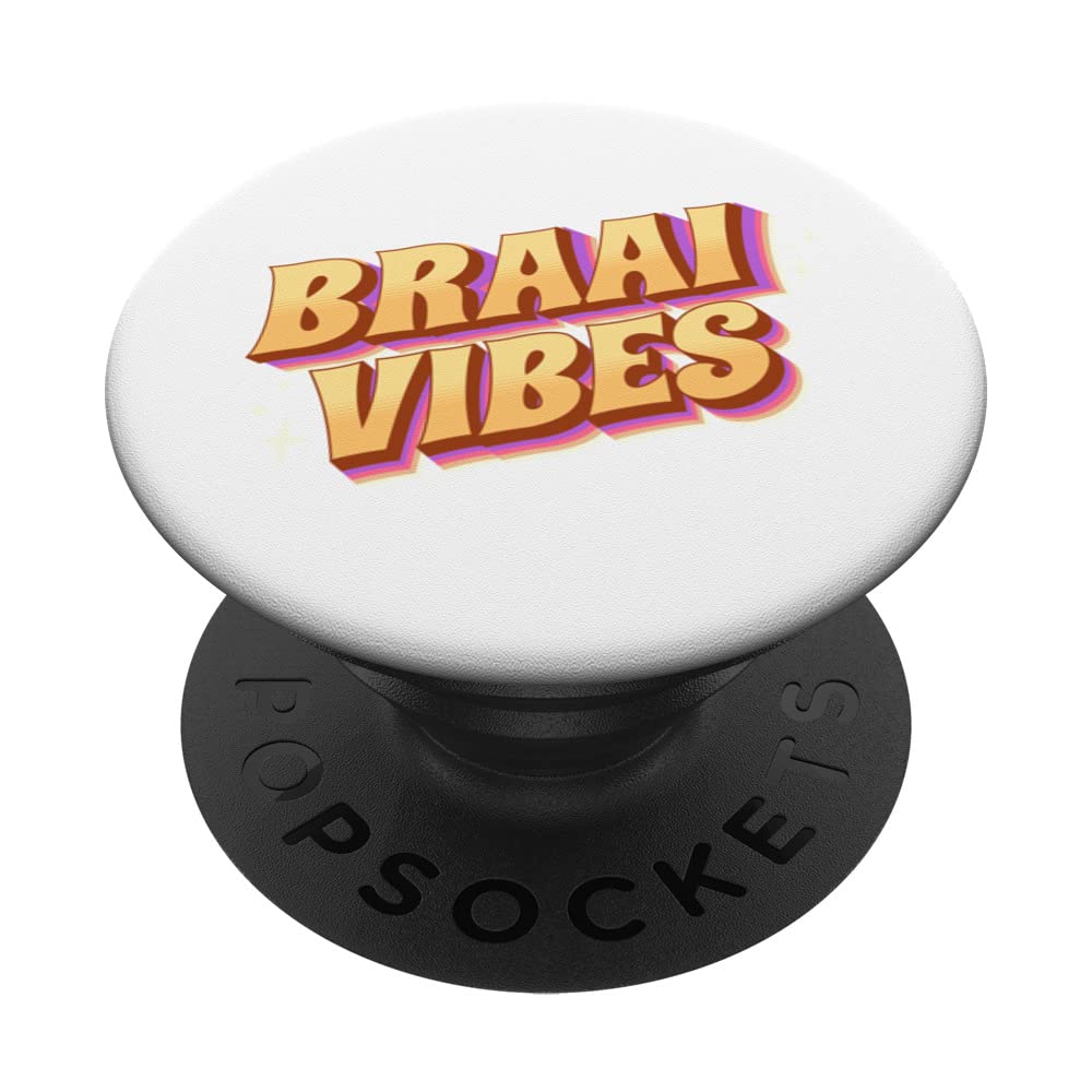 Braai vibes South Africa Braai PopSockets Swappable PopGrip