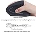 EIGIIS Ergonomic Rechargeable Handheld Mouse Adjustable DPI 800/1200/1600 High Precision Optical Vertical Scroll Endurance Thumb Mouse Mice For Laptop PC Desktop Notebook