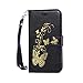 Galaxy Grand Prime Case, UNEXTATI Premium PU Leather Wallet Case with Protective Cover for Samsung Galaxy Grand Prime (#9 Black)