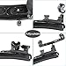 Branger Violin Shoulder Rest for 1/2 and 1/4 Size, with Collapsible and Height Adjustable Feet, Including a Violin Practice Mute