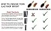 iLAZ Natural Boar Bristle Hair Brush Comb with Nylon pin/Wooden handle - Best for Styling, Straightening, Detangling and Thick Thin Fine Straight Curly Wavy Long Short Dry Damaged Hair