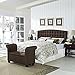 Dorel Living Torino Headboard, King, Brown Microfiber