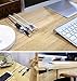 Philonext hui-98 TedGem Magnetic Cable Organizer, Desktop Cord Management, Multipurpose Magnetic Cable Clips with 3 Cable Buckles and 2 Bases for Cell Phone Cable, Light Grey