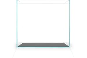 Aqua Worx 4 Gallon Rimless Tank - 9.84 x 9.84 x 9.84 inches Fish Tank - Cube Style Rimless Fish Tank - Clear Glass Cube Aquarium - Space Saving 4 Gallon Fish Tank - Durable Rimless Aquarium