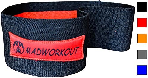 MADWORKOUT New Exercise Resistance Stretching Loop Band 4" (Inch) Wide - GIVES you MORE RESISTANCE THEN ANY OTHER BAND!!! 100% $ BACK!!! BEST QUALITY GUARANTEED!!!(Large)