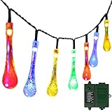 easyDecor Waterproof 30 LED Warm White 8 Mode 23ft String Lights with Indoor,Outdoor,Party