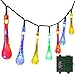 easyDecor Waterproof 30 LED Warm White 8 Mode 23ft String Lights with Indoor,Outdoor,Party
