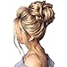 FUT Scrunchy Scrunchie Hair Bun Updo Hairpiece Ponytail Hair Extensions Wavy Curly Messy Hair Bun Extensions Donut Chignons Hair Piece light brown