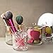 Superior Quality Plastic Apothecary Jars | Set of 3 by Luxe & Frill. Bathroom Organizer, Clear Canister/Container Good for Q-tips and Candy