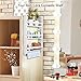 Refrigerator Side Storage Shelf, Sunix Fridge Storage Shelf Side Storage Wood Organizer Rack Shelf, 3 Tiers Kitchen Organizer Spice Jars Rack, Paper Towel Holder Space Saving