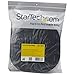 StarTech.com 100ft. Hook and Loop Roll - Cut-to-Size Reusable Cable Ties - Bulk Industrial Wire Fastener Tape - Adjustable Fabric Wraps - Black (HKLP100)