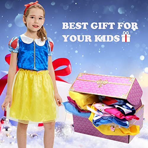 G.C Princess Dress up Trunk for Girls Princess Costume Dress Jewelry