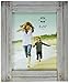Prinz Homestead 8-Inch by 10-Inch Rustic Wood Picture Frame in Distressed Gray Finish, Two-Way Easel, Can Be Wall-Mounted