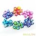 Bescon Mini Gemini Two Tone Polyhedral RPG Dice Set 10MM, Mini RPG Dice Set D4-D20 in Tube Packaging, Assorted Colored of 42pcs (7X6