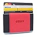Ebax Minimalist Slim Wallet For Men Women - Elastic Front Pocket Credit Card Holder Wallet (Black Red)
