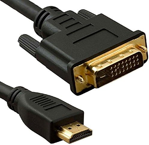 World of Data, 2m HDMI to DVI Cable, Premium Quality, ULTRA HD (4k x 2k), v1.4, Video, DVI-D (Dual Link) 24+1 Pins