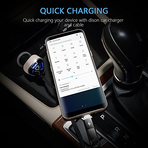 image for Samsung Galaxy S8 / S8 Plus / Note 8 USB Type C Car Charger, Dison 42 