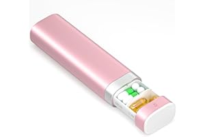 WINDTRACE Pill Organizer 7 Day, Weekly Travel Pill Box, Cute Medicine Organizer with Portable Design, BPA Free Daily Pill Holder Dispenser for Supplements, Vitamins, Medication, Pill Cases for Women