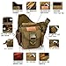 Qcute Camera Bag, Tactical Bag, Shoulder Messenger Bag, Waterproof Multifunctional Sling Bag with Liner, Fit for Hiking, Outdoor Sports, Daily Service and Military Affairs