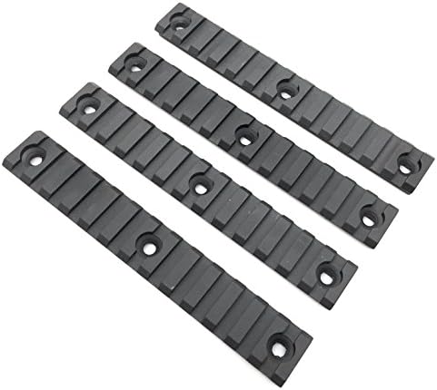Dagger Defense four pack of keymod, single picatinny rail sections, aluminum, includes screws and tool for mounting,use for mounting accessories
