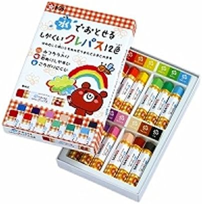 Amazon サクラクレパス 水でおとせるしかくいクレパス 12色セット Wp12 ２ パック クレヨン 文房具 オフィス用品