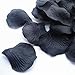 JISTL 1000pcs Black Silk Rose Petals Bouquet Artificial Flower Wedding Party Aisle Decor Tabl Scatters Confetti
