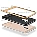 Huawei Mate 9 Case,Setber Cross Hatch TPU Back Cover+Colorful Bumper Dual Layer 2 in 1 with Kickstand for Huawei Mate 9-Gold