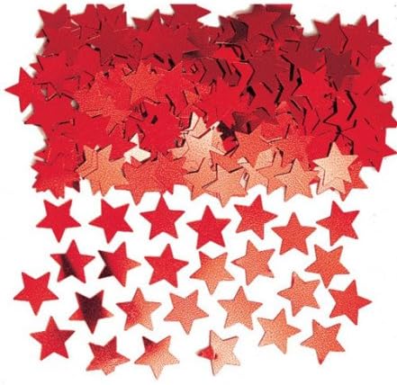 A great confetti product - Red Star Table Confetti - Red Birthday wedding party decoration Table Confetti Stars - 14g Confetti Bag