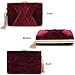 CARIEDO Velvet Evening Clutch Purse for Women – Bridal Wedding Guest Bag, Elegant Gift for Bride Family, Black Tie Events & Formal Occasions
