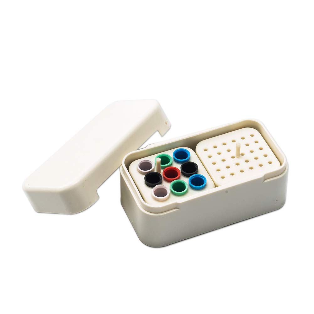 Easyinsmile Dental Endo Files Burs Holder Organizer Box Case Storage Sterilizer Disinfection Autoclavable 1 Pcs (Keep30 H-File/reamer/Gutta-percha& Paper Point)