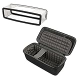 For Bose SoundLink Mini 2 II Bluetooth Wireless Speaker Hard Case Bag with TPU Soft Cover by Baval (Black)