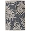 Rugshop Leaf Design Indoor/Outdoor Area Rug 7'10" x 10' Blue