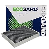 ECOGARD XC10022C Cabin Air Filter with Activated Carbon Odor Eliminator - Premium Replacement Fits Chevrolet Impala, Colorado / Cadillac ATS, XTS / Chevrolet Camaro, Cruze, Malibu / Cadillac XT5