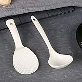 PZRT 1pcs Standing Rice Paddle and 1pcs Soup