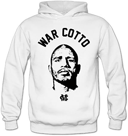 T121 Miguel Cotto Poster Geek Long Sleeve Sweatshirt For Women Size M White