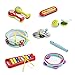 infunbebe Musical Instrument Set with Xylophone Toddler Band Set Musical Instruments for Early Development, Musical Toy with for Kids 15 PCS