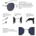 Sunglasses for women RAYSUN Small Metal Frame Asymmetry Temple Unisex Square Oval Sun Glasses
