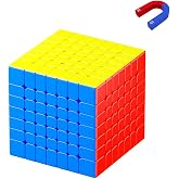 HELLOCUBE 7x7 Magnetic Speed Cube Stickerless Cube | Fun Brain Teaser Toys, Birthday Gifts &amp; Stocking Stuffers for Kids and Teens
