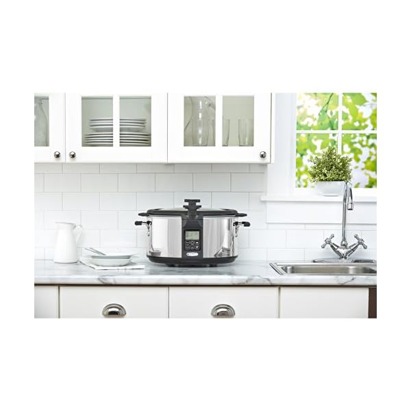 BELLA (14124) 6.5 Quart Programmable Searing Slow Cooker with Locking