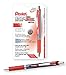 Pentel 812204 EnerGel RTX Retractable Gel Pens Medium Point Red Ink