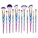 16PCS Makeup Brushes Set, MYSWEETY 12PCS Makeup Foundation Eyebrow Eyeliner Cosmetic Brushes + 2pcs Silicone Makeup Sponge + 1pc Makeup Wash Egg + 1pc Makeup Brush Bag