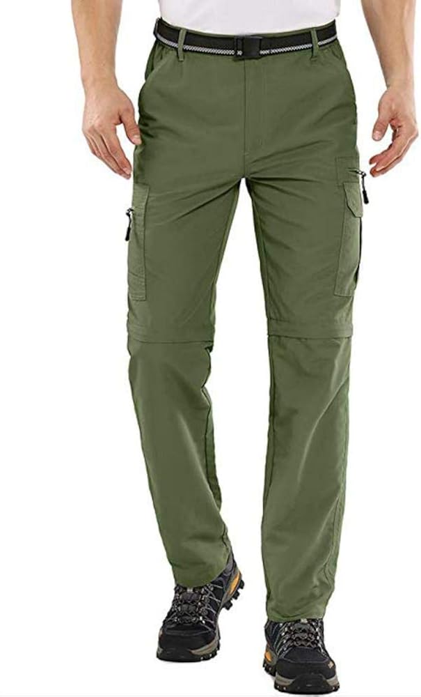 Hiking Pants Waterproof Lightweight Outdoor Zip Off Cargo Work Pants