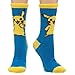 Pokemon Pikachu Fuzzy Adult Slipper Socks