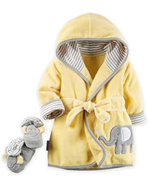 Elephant Robe & Bootie Set